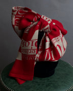 "Christian Dior" Logo pattern twill muffler