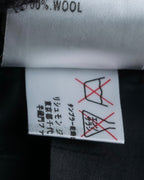 "Chloe" Oversized wool matte black set up