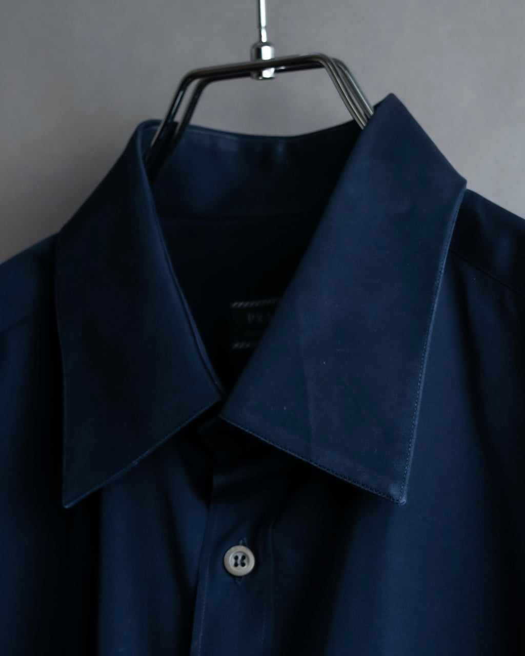 "PRADA" Beautiful navy color oversized shirt