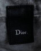 “DIOR HOMME by Hedi Slimane” tie-dye pattern designed denim