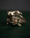 “DIOR” 2010’s Tiger and flower sculptural ring