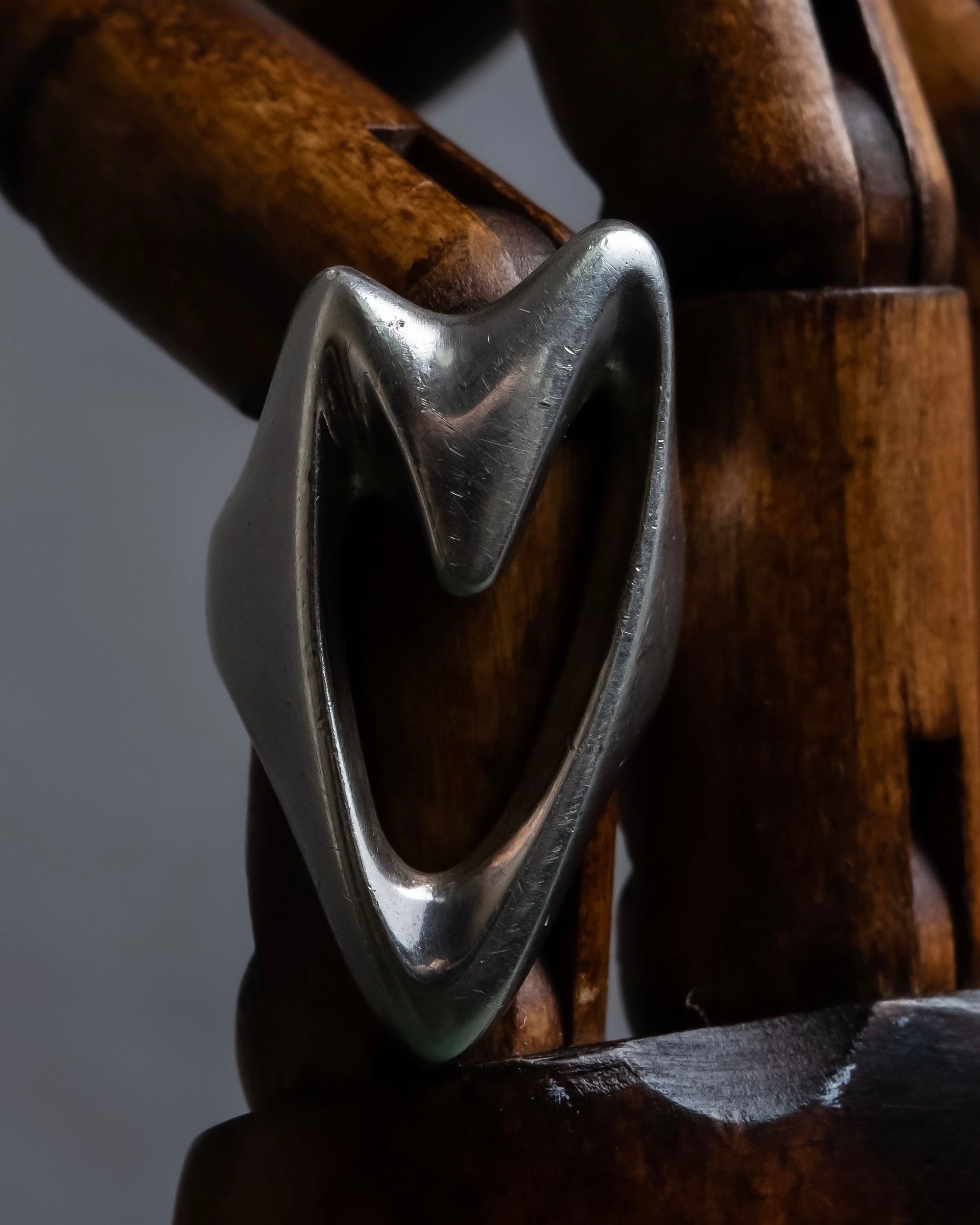 "GEORG JENSEN" Silver 925 Koppel heart ring