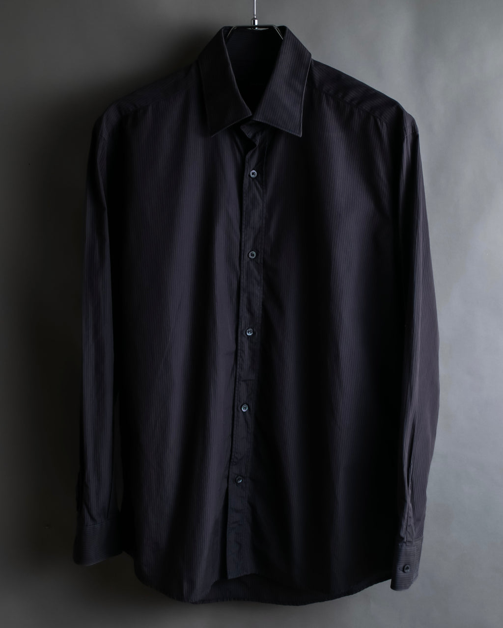 "GUCCI" Slightly glossy pinstripe oversized shirt