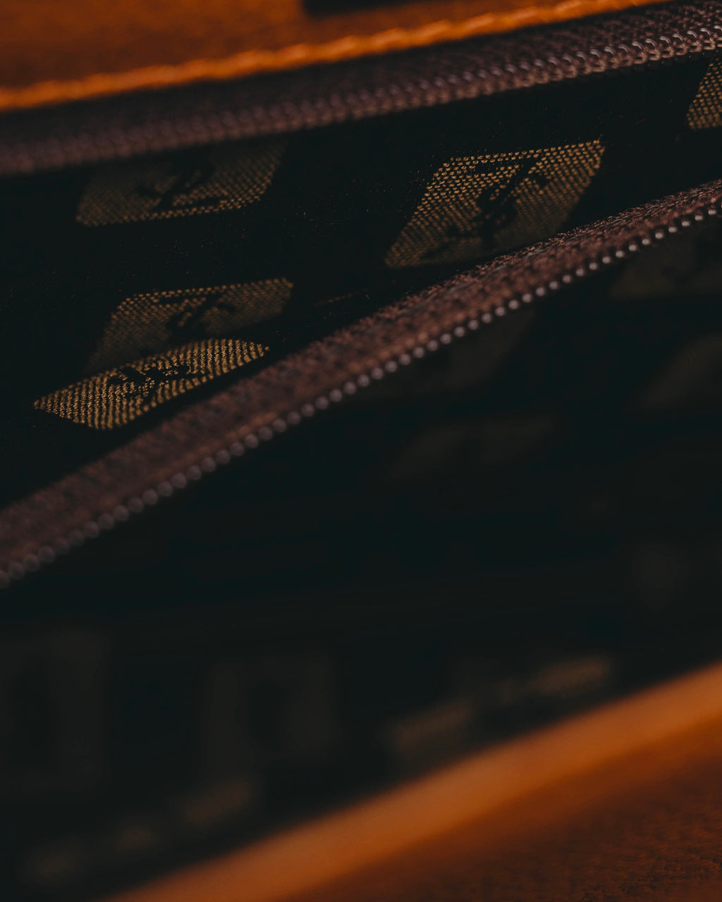 "Yves Saint Laurent" 70's-80's Cognac leather top handle bag