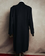 "Burberrys" 80's-90's Classic wool-cashmere long overcoat