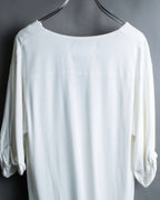 "MAISON MARTIN MARGIELA" Oversized V-neck tunic