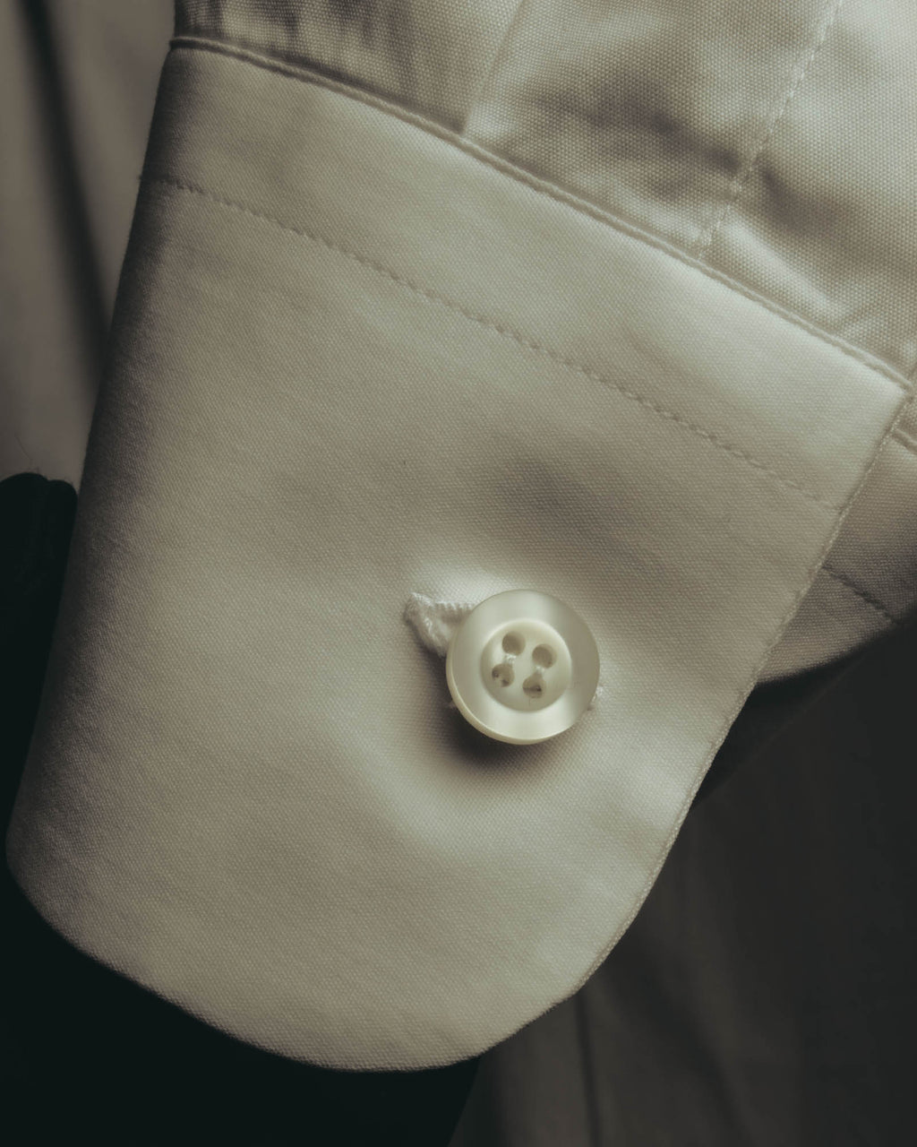 -SPECIAL- "PRADA" 10's-20's Stretch cotton silk-touch dress shirt