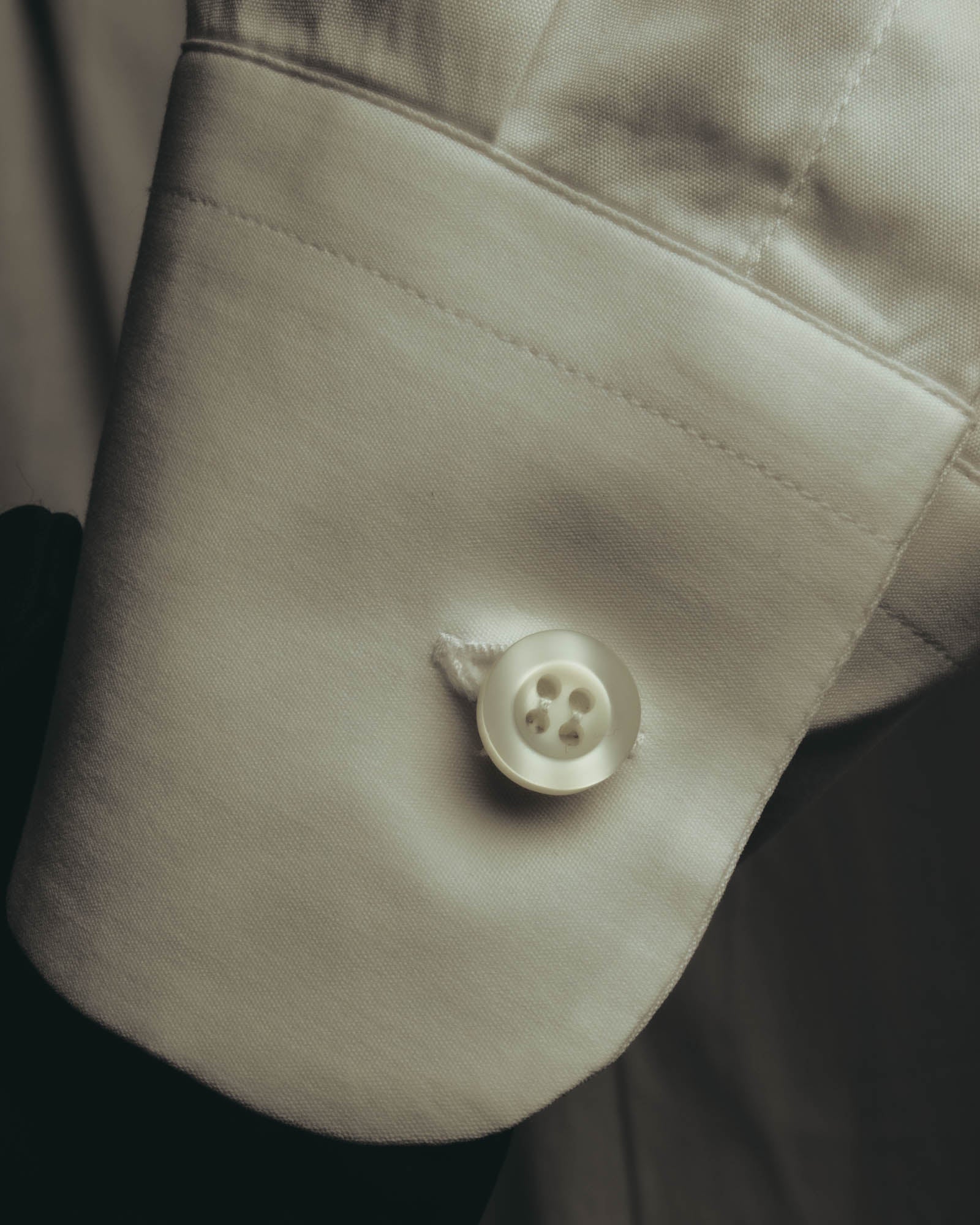 -SPECIAL- "PRADA" 10's-20's Stretch cotton silk-touch dress shirt