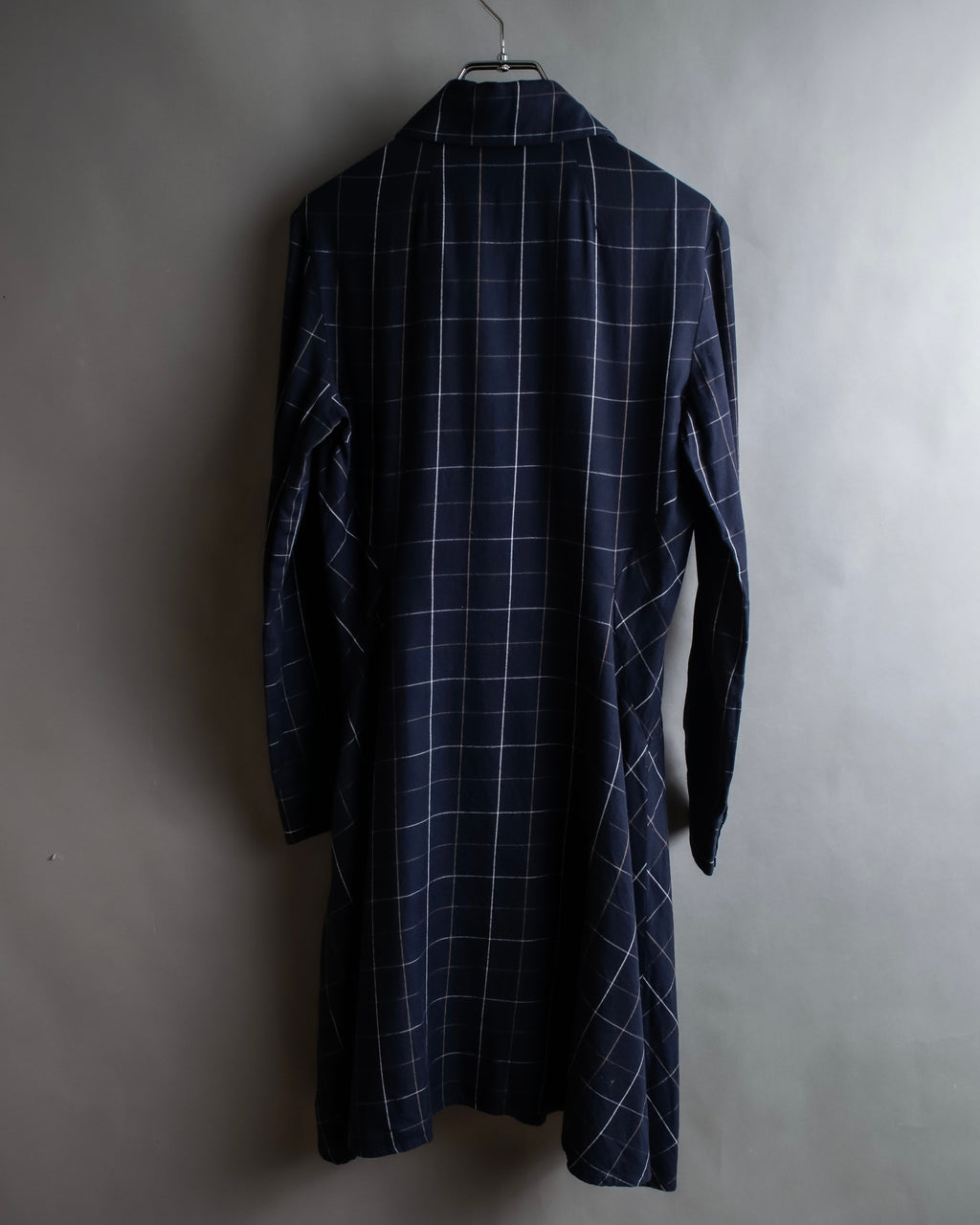 "Vivienne Westwood RED LABEL"
Windowpane print long shirt dress