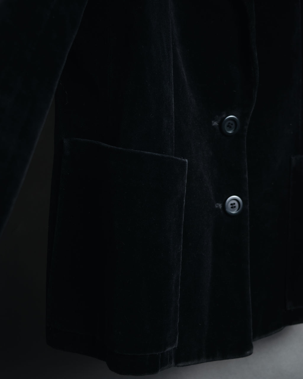 "Christian Dior" 80’s-90’s Silk velvet power tailored jacket