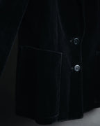 "Christian Dior" 80’s-90’s Silk velvet power tailored jacket