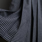 "Christian Dior" Houndstooth pattern wool cropped pleats skirt