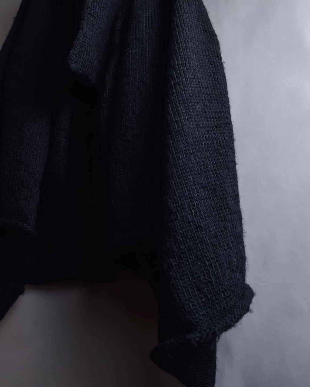 "YOHJI YAMAMOTO" 19AW Oversized cape knit cardigan