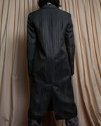 "Acne Studios" Antique design long striped coat