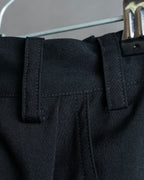 "Y's" Cargo pocket design sarouel silhouette, wool slacks