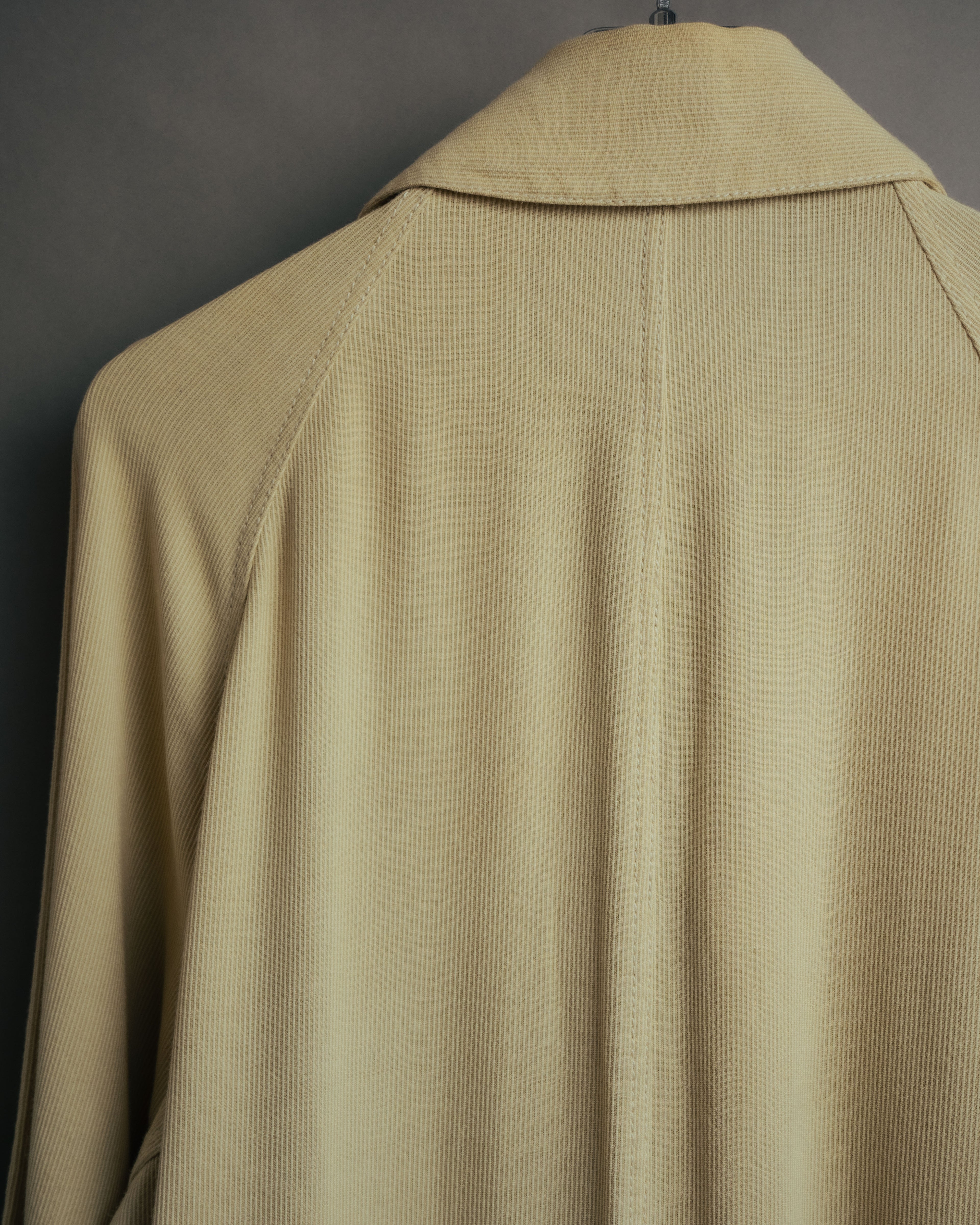 -MOOD Vintage Collections- 80’s-90’s Silk rayon drape long coat