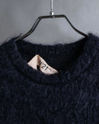 "Ｎ21 NUMERO VENTUNO" Skirt docking design shaggy knit