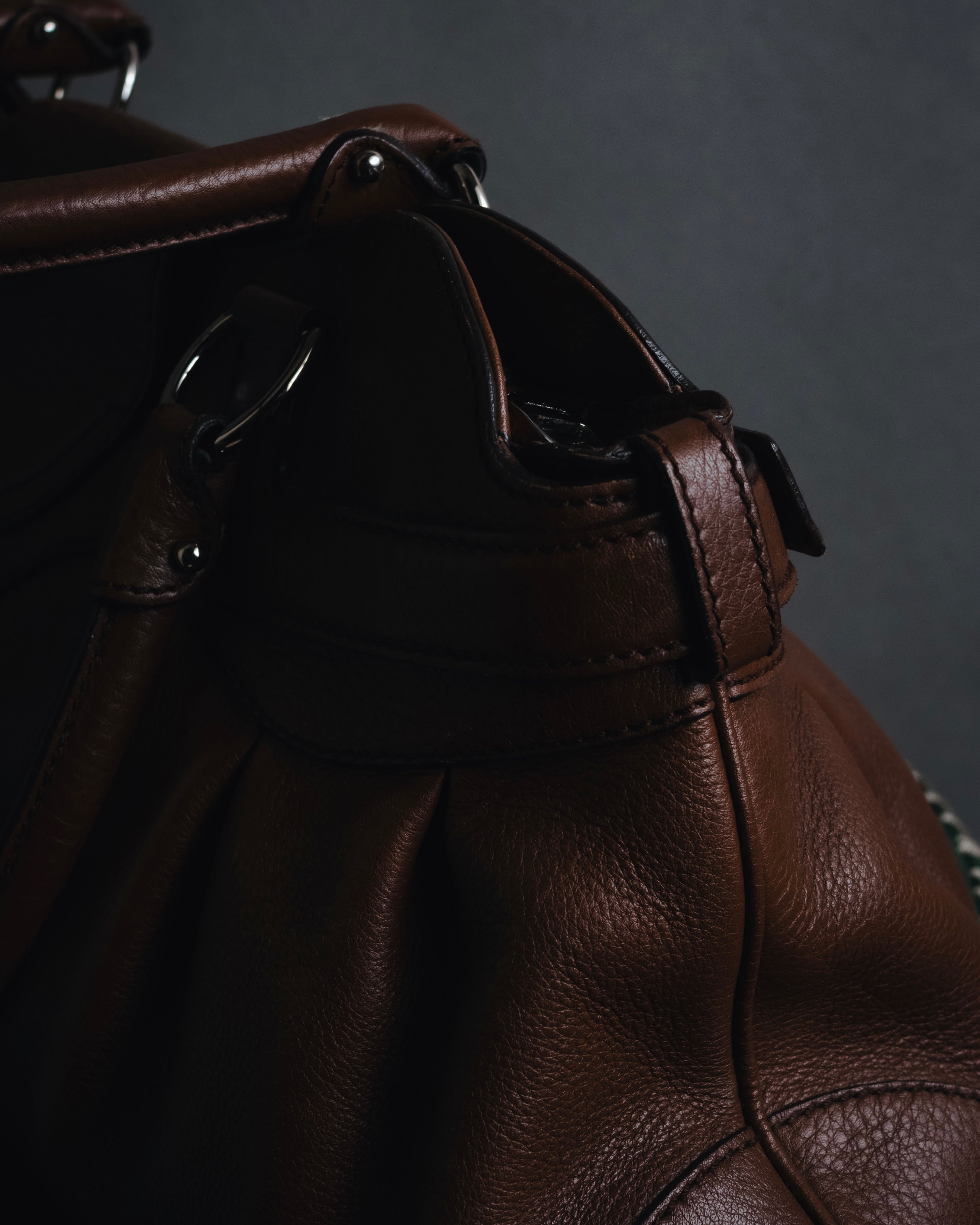 "Salvatore Ferragamo" 00’s Soft gathered gancini top-handle bag