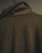 –SPECIAL– "Hermès" 70's-80's Equestrian wool tailored jacket
