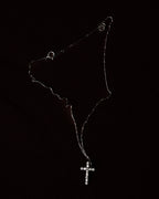 Pre-Loved/ Diamond(0.50ct) Cross Top Platinum Necklace