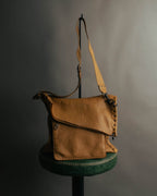 "BOTTEGA VENETA" 00's-10's Grained leather messenger bag