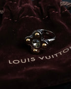 "LOUIS VUITTON" Berg love letters metal ring
