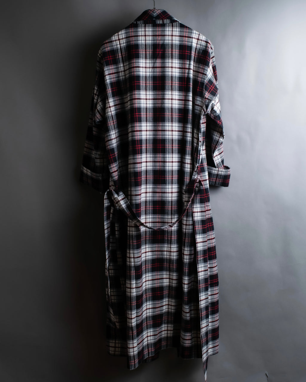 "POLO Ralph Lauren" Check pattern oversized belted gown coat