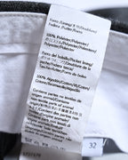 LOEWE by Jonathan Anderson/ High Waisted Beautiful Straight Silhouette Trousers Gray