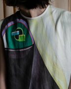 "RAF SIMONS" 13SS Surrealist face print sleeveless top