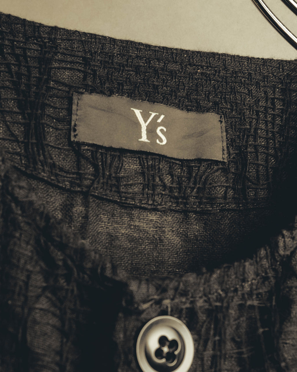 -SPECIAL- "Y's" 21SS Textured sleeveless long vest