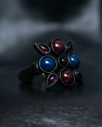 "LOUIS VUITTON"　Geometric color stone ring