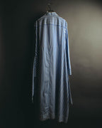 “JIL SANDER” 2018-2023 oversized striped cotton shirt dress