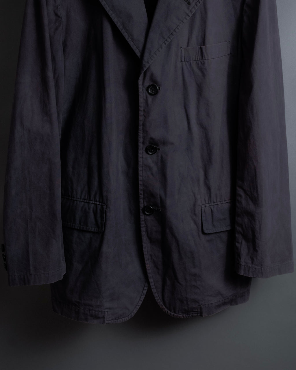 "COMME des GARCONS HOMME" 02SS beautiful faded cotton tailored jacket