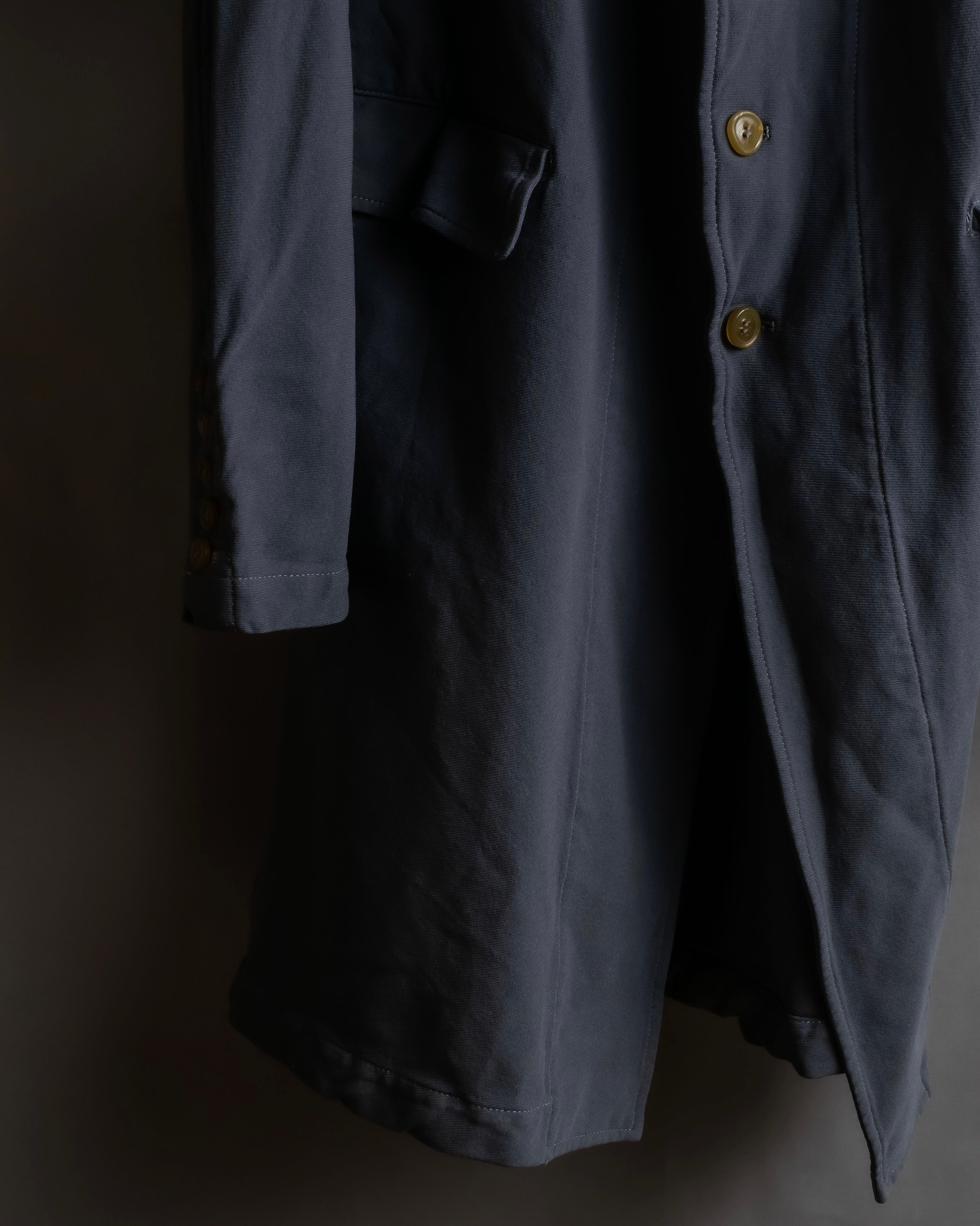 "COMME des GARCONS COMME des GARCONS" Stitchwork placket cut line coat