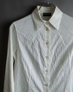 "GIORGIO ARMANI" Delicate striped white shirt