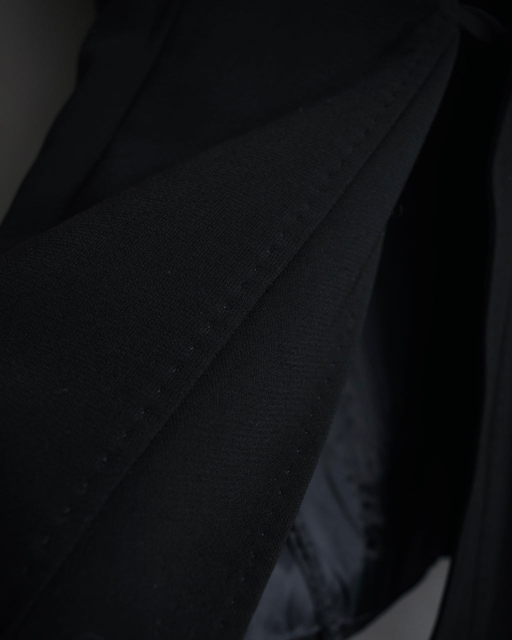 "Max Mara" 00’s Minimalist wrap-front structured jacket