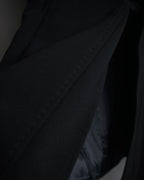 "Max Mara" 00’s Minimalist wrap-front structured jacket