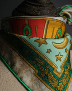 “HERMÈS” 90’s gloria soli carrè silk scarf