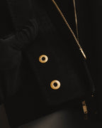 “GUCCI” Late 00’s military detail cotton long jacket