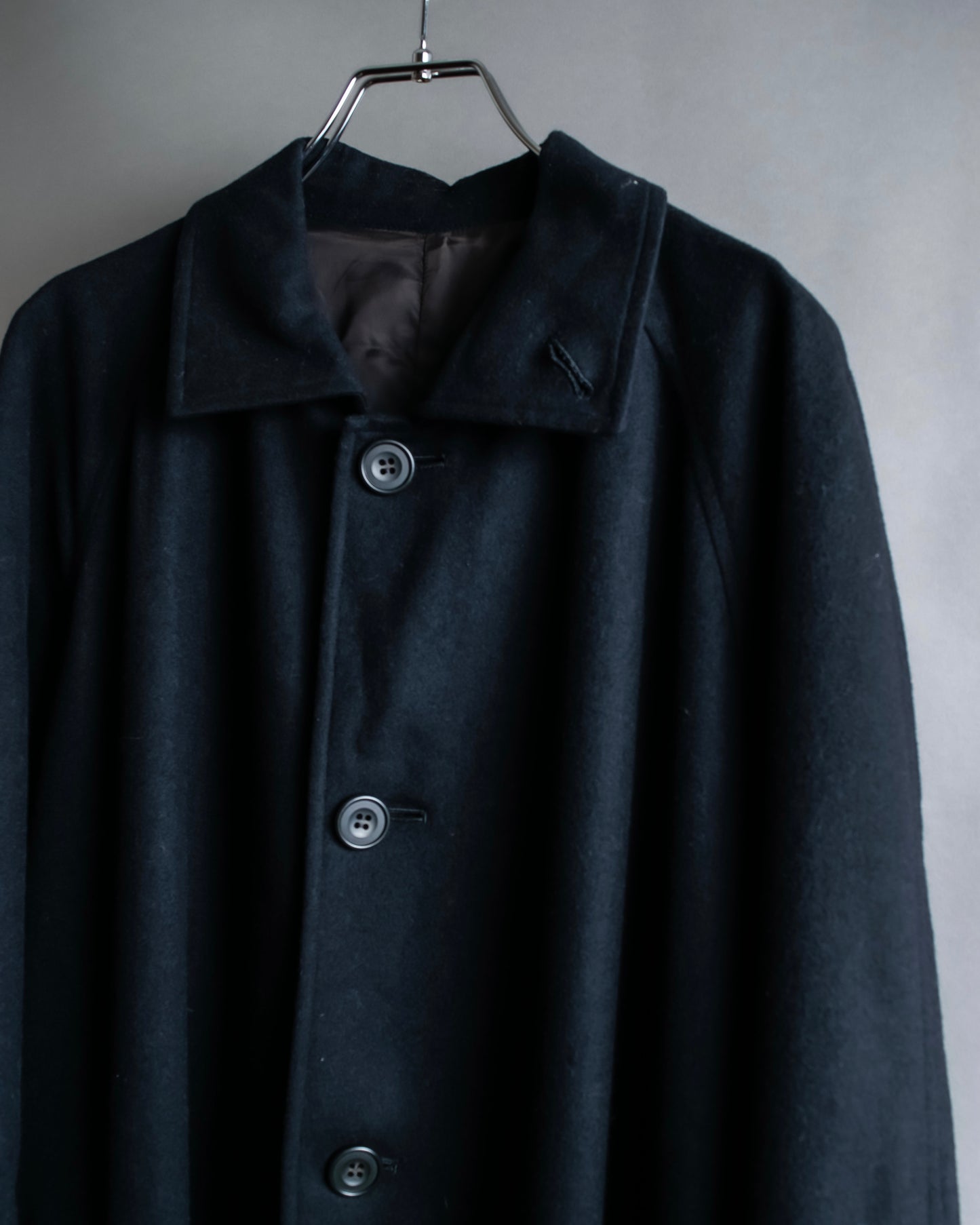 "Y's" Beautiful draping oversized long length soutien collar coat