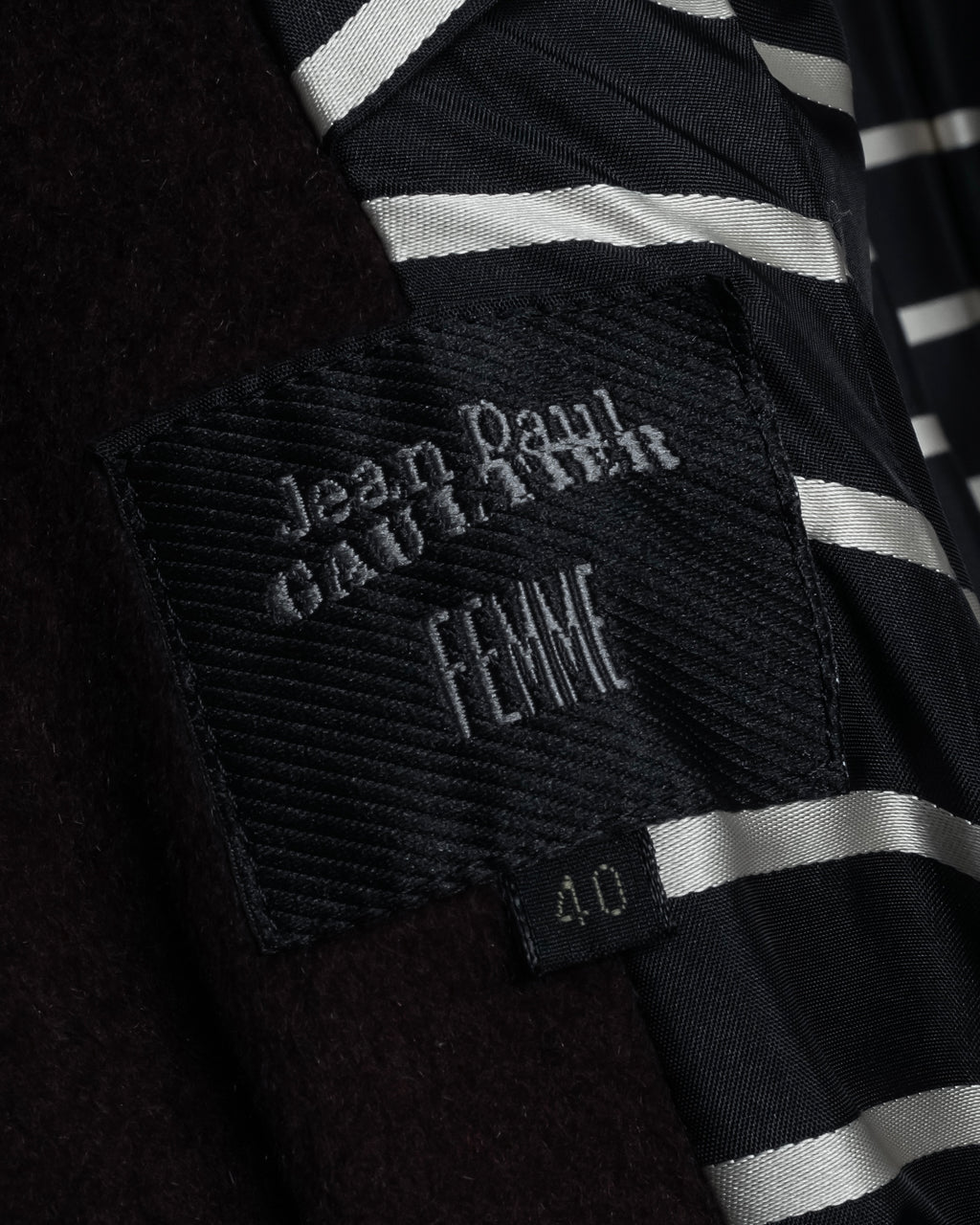 -SPECIAL- "JEAN PAUL GAULTIER"
 1990's-00's Gathered tuck shape design long coat