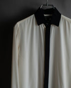 "Ralph Lauren" High density woven silk clerical shirt