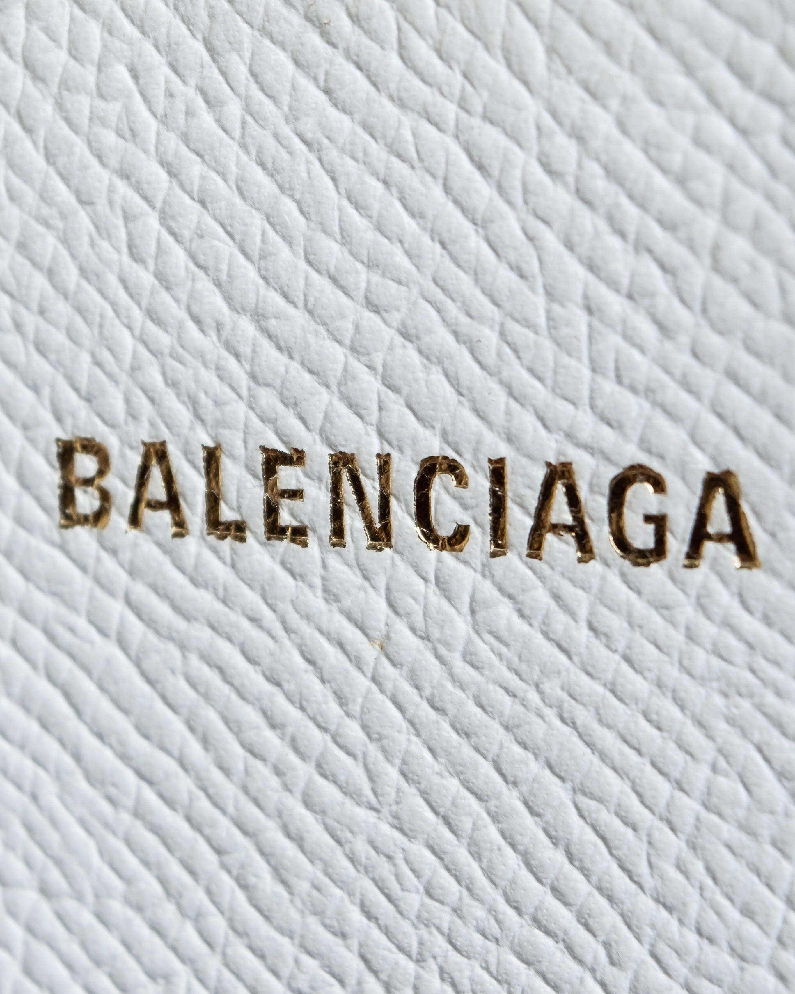 "BALENCIAGA" VILLE TOP HANDLE LEATHER HANDBAG