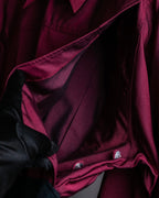 "JEAN PAUL GAULTIER FEMME"
 Waist different material switching design shirt