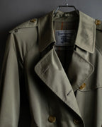 "Burberrys" Vintage water-repellent cotton oversized trench coat