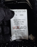 "YOHJI YAMAMOTO" 19AW Oversized cape knit cardigan