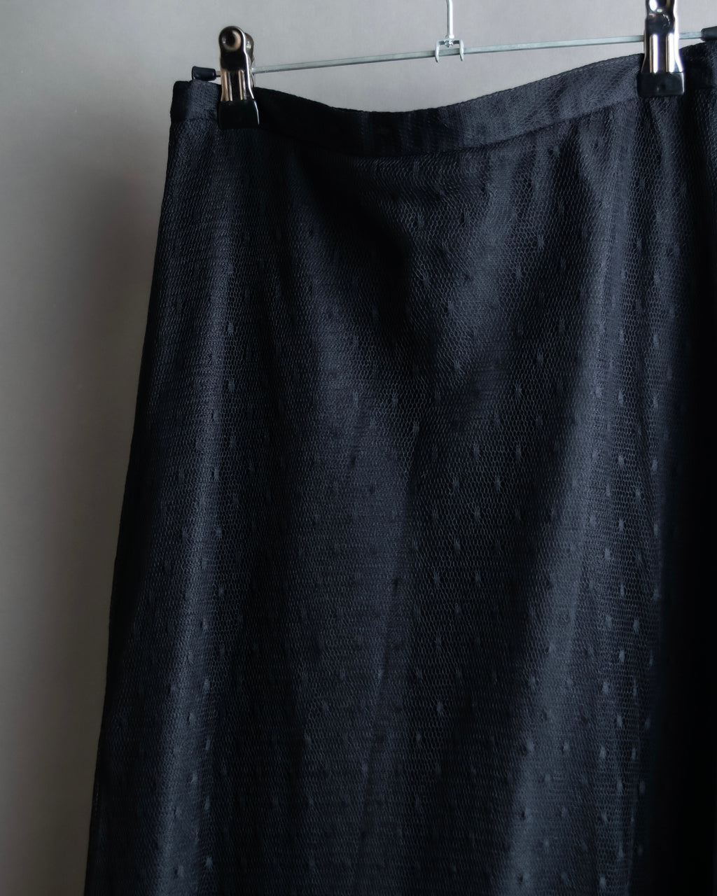 "RED VALENTINO" Polka dot pattern tulle flared skirt