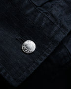 "HERMES" 90’s H-jacquard selier button shirt