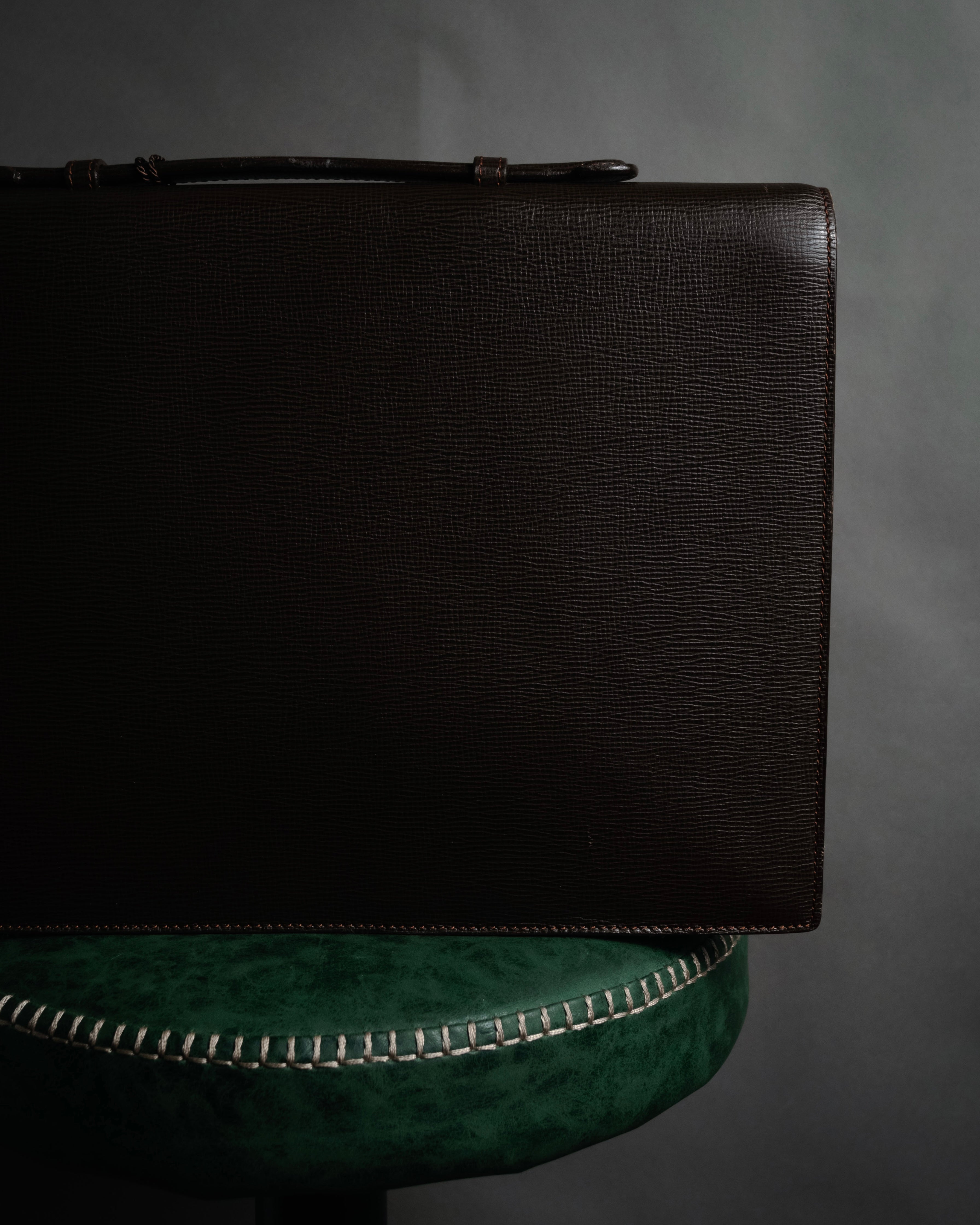 “LOEWE” 90’s Heritage anagram lock briefcase