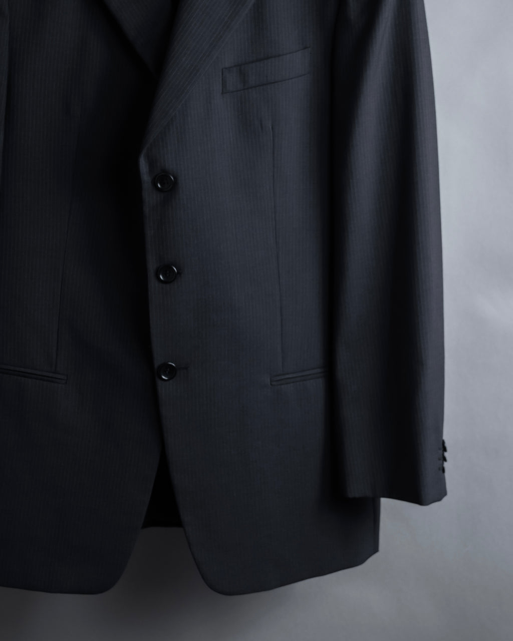 "ARMANI COLLEZIONI" Notched drape classically tailored jacket